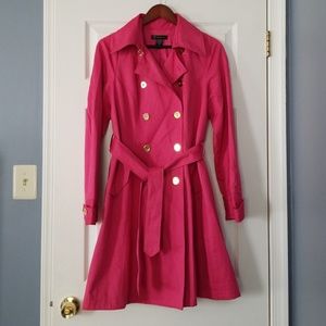 Hot Pink INC trenchcoat